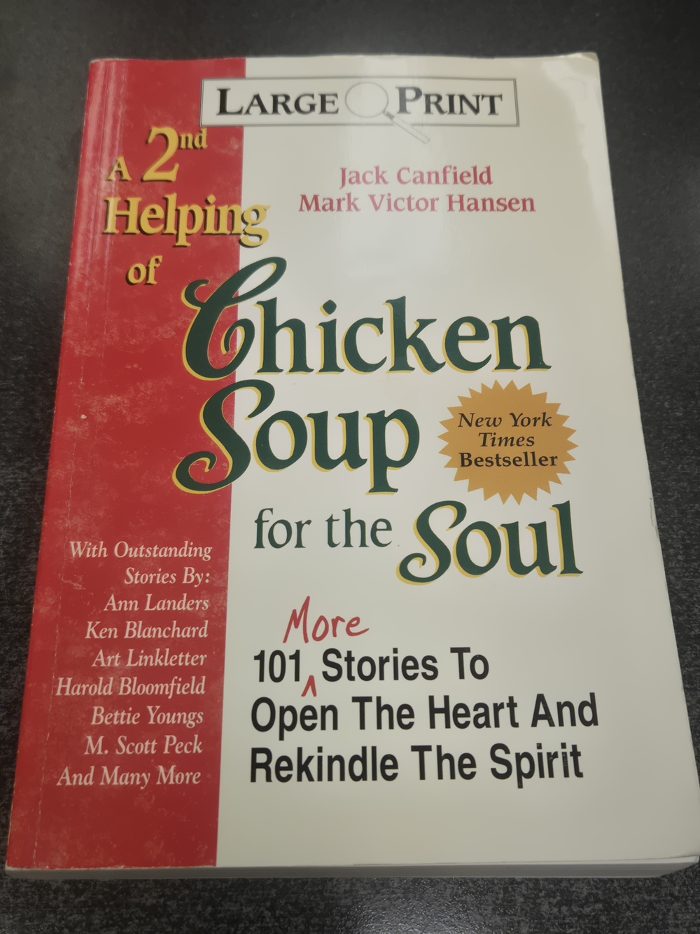 Chicken Soup for the Soul Large Print - White & Red Cover